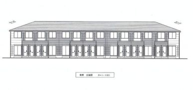 見沼区七里アパート新築工事の外観画像
