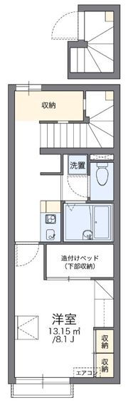 レオパレスライト Ⅰの間取り画像