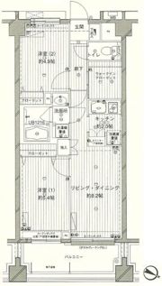 コスモリード西馬込の間取り画像