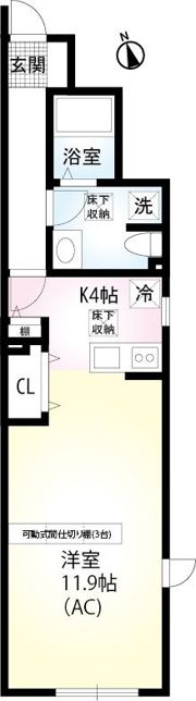 VILLA NISHIEIFUKUの間取り画像