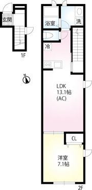 VILLA NISHIEIFUKUの間取り画像