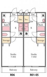 グレンモーレンジの間取り画像