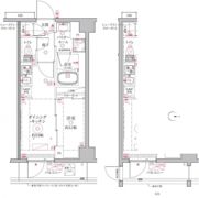 クレイシアIDZ二子新地の間取り画像