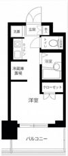 シティタワー武蔵小山の間取り画像