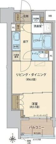 オープンレジデンシア栄サザンスクエアの間取り画像