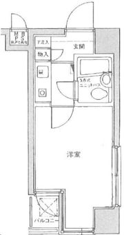 クリオ入谷壱番館の間取り画像