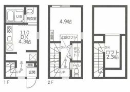 ルナ三軒茶屋の間取り画像