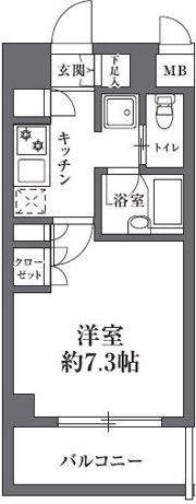 HF駒沢公園レジデンスの間取り画像
