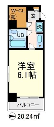 ストーク新丸子弐番館の間取り画像