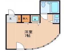 ラブリハイツ北新宿Ⅱの間取り画像