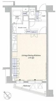 デュオフラッツ赤坂の間取り画像