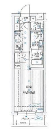 B CITY APARTMENT TOKYO SOUTHの間取り画像