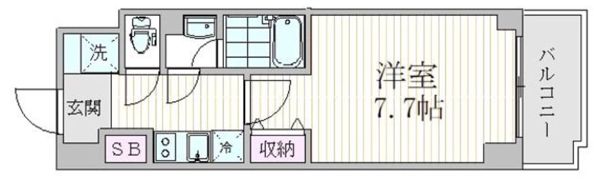 エスジーコート三ノ輪の間取り画像
