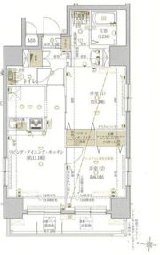 ライジングプレイス浅草イーストの間取り画像