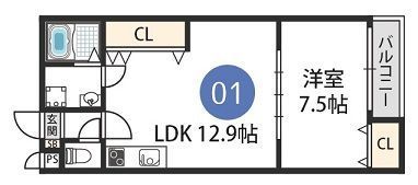 リレックス鳳中町の間取り画像