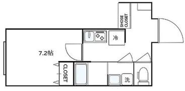 COCOCUBE東日暮里Ⅱの間取り画像