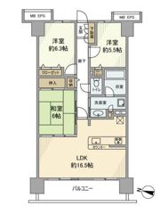 ラフィーネハイツの間取り画像