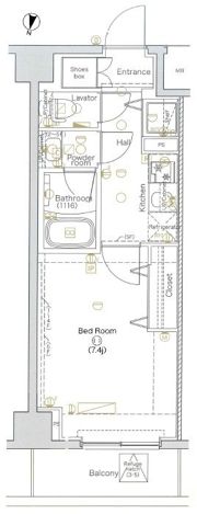 DIPS北千住の間取り画像
