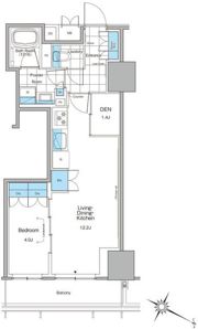 ルフォンプログレ北新宿の間取り画像