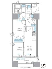 パークアクシス東日本橋の間取り画像