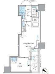 パークアクシス東日本橋の間取り画像