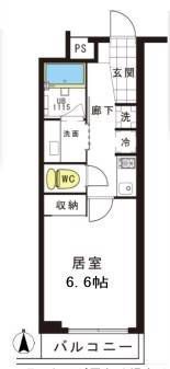 信濃町Ⅱ番館の間取り画像