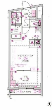 ベルシードステアー西早稲田の間取り画像