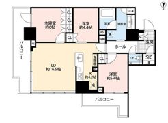 パークシティ中野ザタワーブリーズの間取り画像
