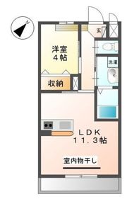 スタービレB棟の間取り画像