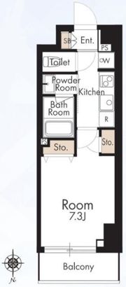 HY’s flat 糀谷の間取り画像