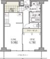 白金台マンションの間取り画像