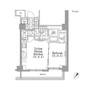 ONE ROOF FLAT TSUKISHIMAの間取り画像