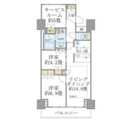 Brillia ist 東雲キャナルコートの間取り画像