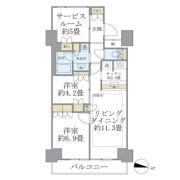 Brillia ist 東雲キャナルコートの間取り画像