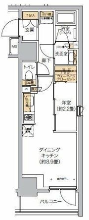 リビオメゾン西麻布の間取り画像