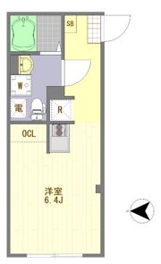 クロレ東日暮里の間取り画像