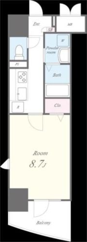 メゾンド－ル入谷の間取り画像