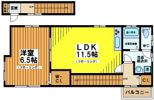 コーポ藍の間取り画像