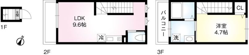High punt e.k.dの間取り画像
