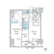 デュオフラッツ一之江Westの間取り画像