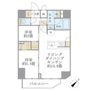 アジールコート町屋の間取り画像
