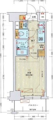 ライジングコート名古屋駅前東の間取り画像