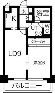 錦ハーモニービルの間取り画像