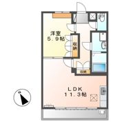 カーサ フィオーレの間取り画像