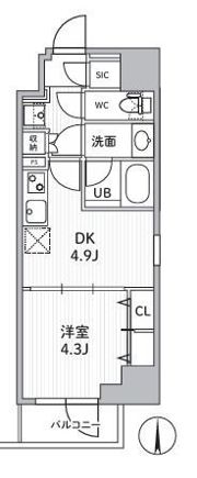S-RESIDENCE住吉aquachtの間取り画像