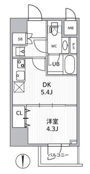 S-RESIDENCE住吉aquachtの間取り画像