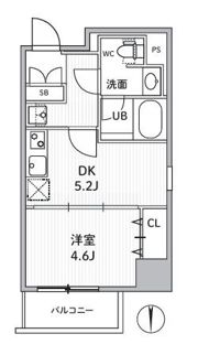 S-RESIDENCE住吉aquachtの間取り画像