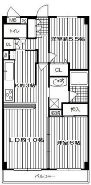 シーアイマンション東中野パークサイドの間取り画像