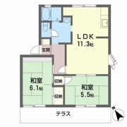 中津ハイツの間取り画像