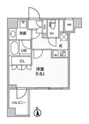 The Residence 神楽坂Ⅱの間取り画像